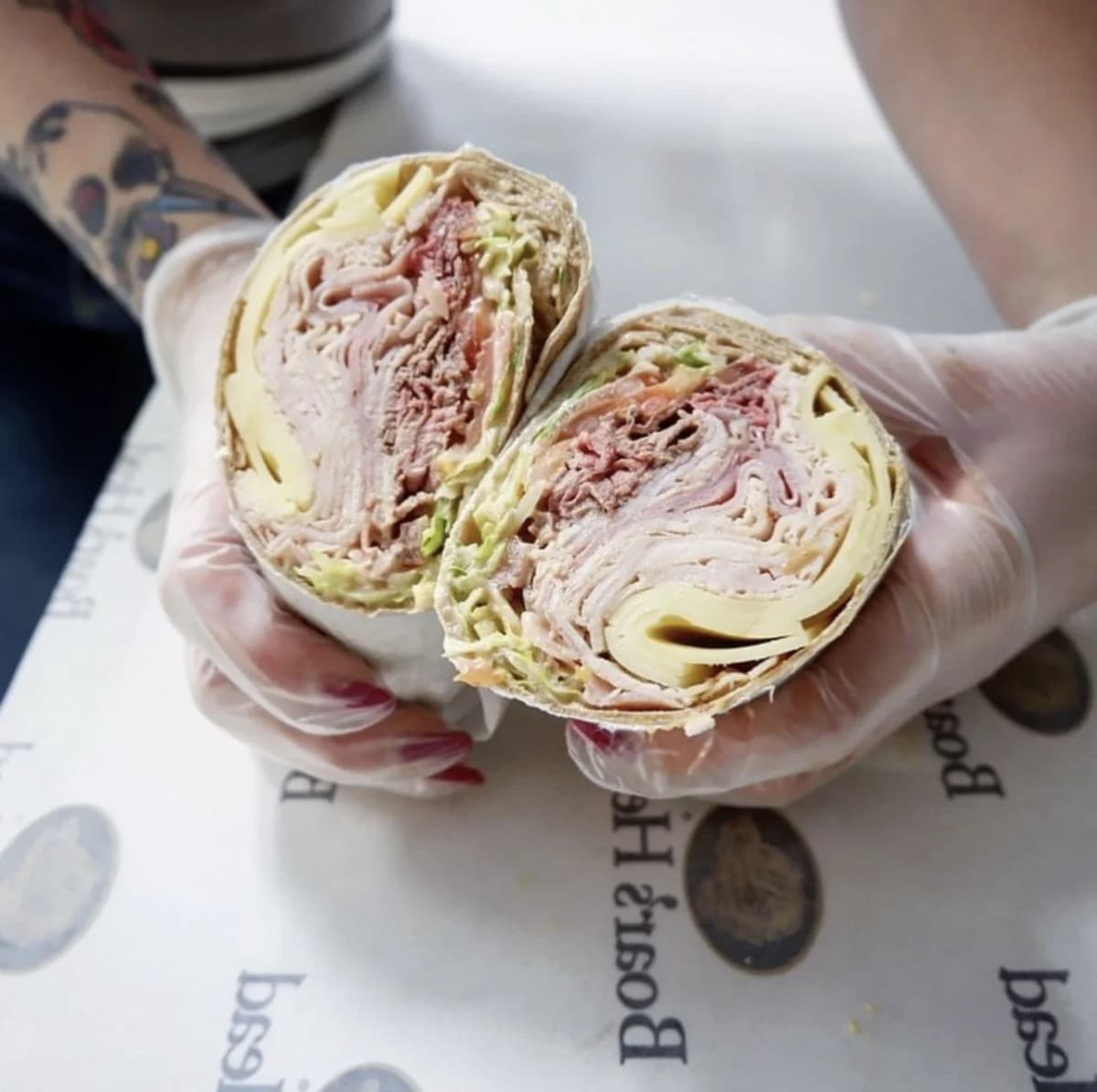 Artistic culinary arrangement with natural light